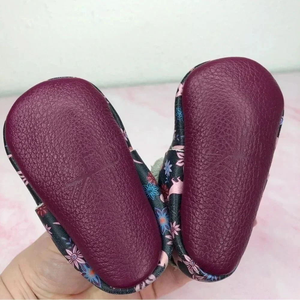 Freshly Picked Mary Jane Dinos & Dahlias size 1‎ infant Rare Discontinued Style